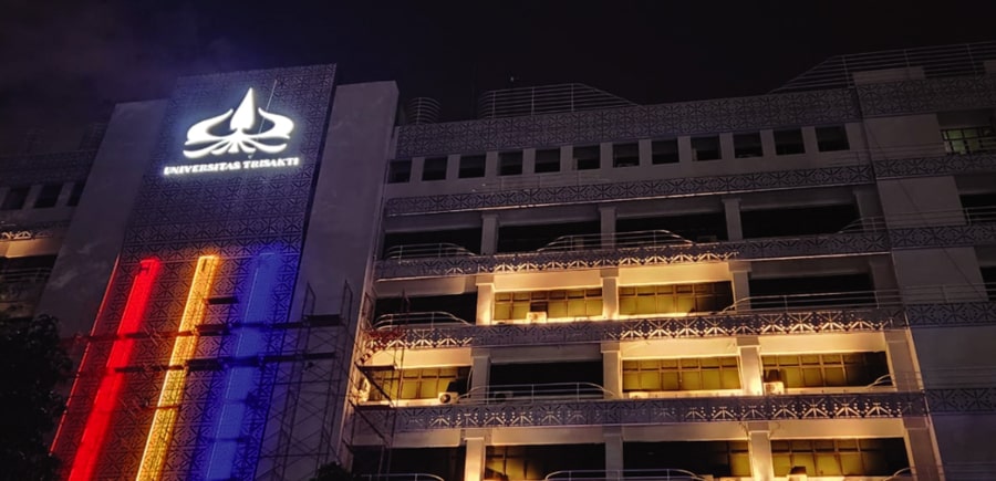 Fasad Gedung KIH Universitas Trisakti